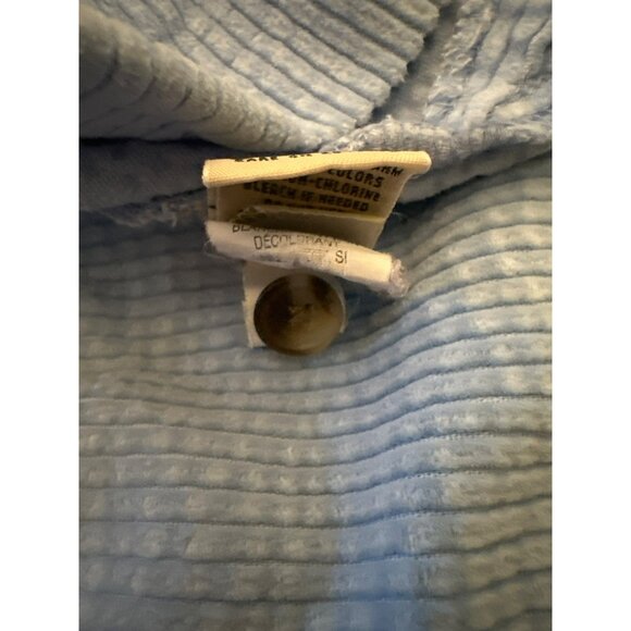 L.L.Bean 2X Light Blue Corduroy Button-Up Shirt 100% Cotton - Picture 5 of 5